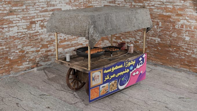 create realistic, hard surface models, street props or 3d objects, no ai