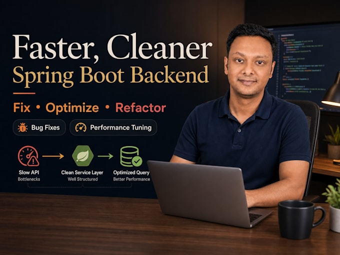 build faster, cleaner spring boot backend fixed or refactored