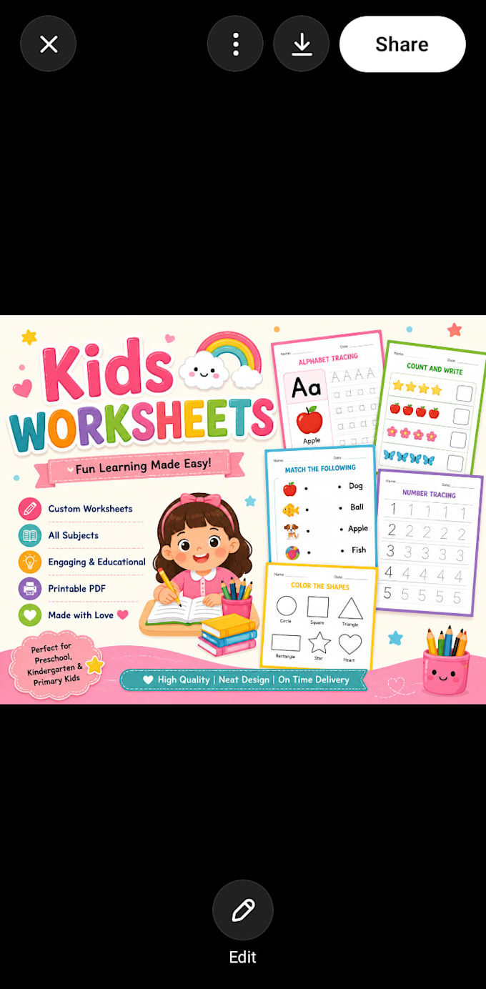 create printable kindergarten math worksheets for kids