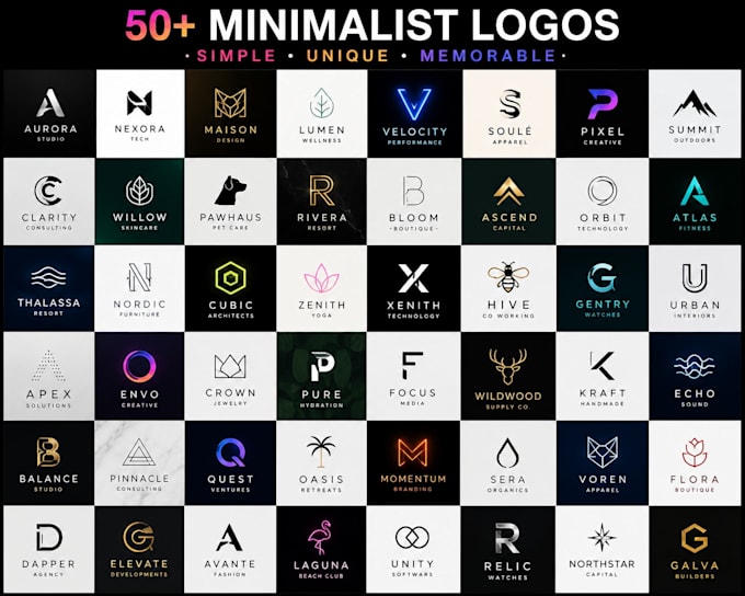 design a unique minimalist logo