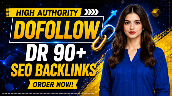 provide dr 90 seo dofollow backlinks