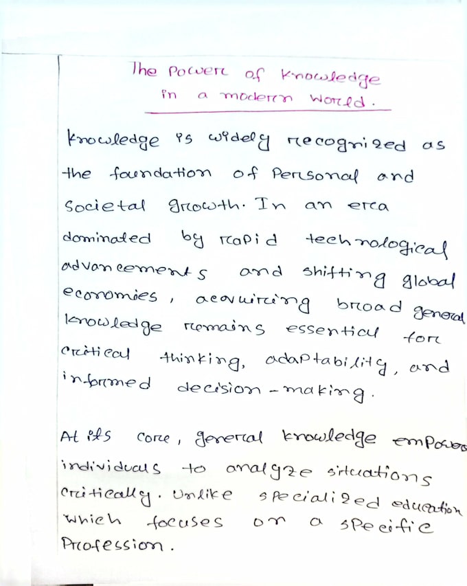 write anything with my beautiful handwriting