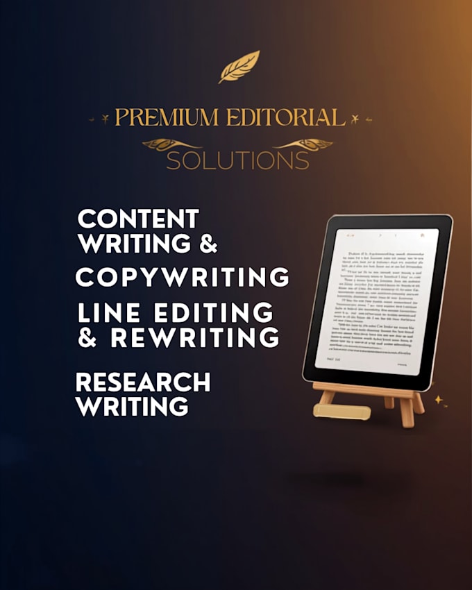 provide professional writing, copy writing