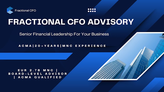be your fractional cfo and financial advisor