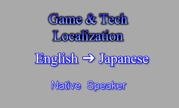localize your indie game and tech articles into japanese