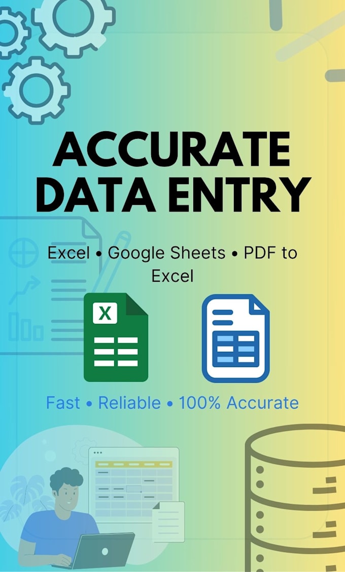 excel data entry, copy paste pdf to excel