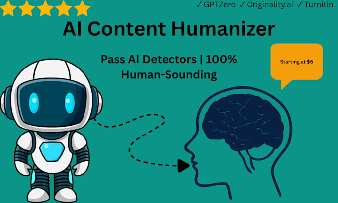 humanize and edit ai generated content to pass ai detectors