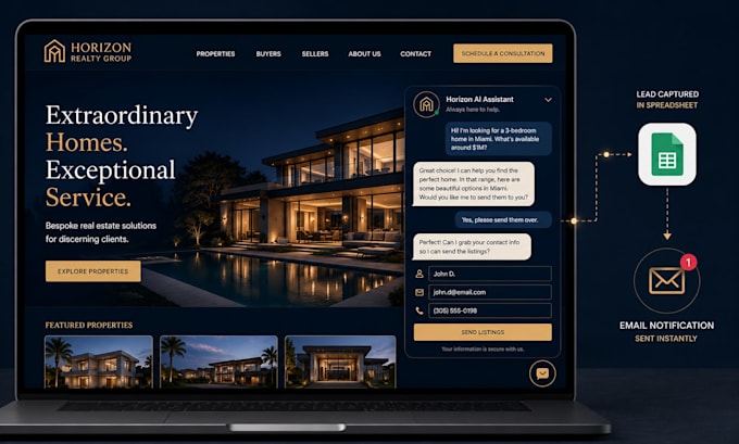 turn your real estate website visitors into booked leads
