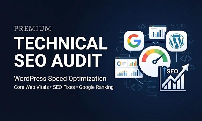 do complete technical SEO audit and fix wordpress issues