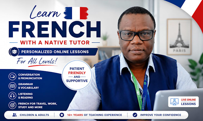 teach personalized online french lessons for all levels