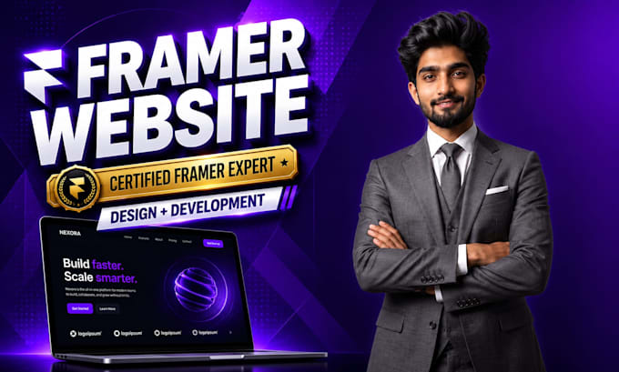 design and develop a modern framer website as a framer expert