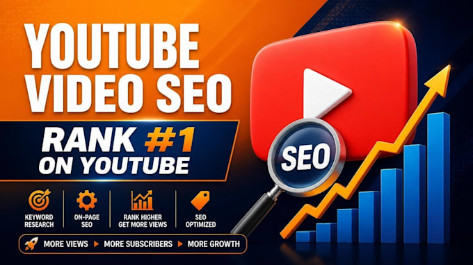 do youtube video SEO,complete channel optimization and video