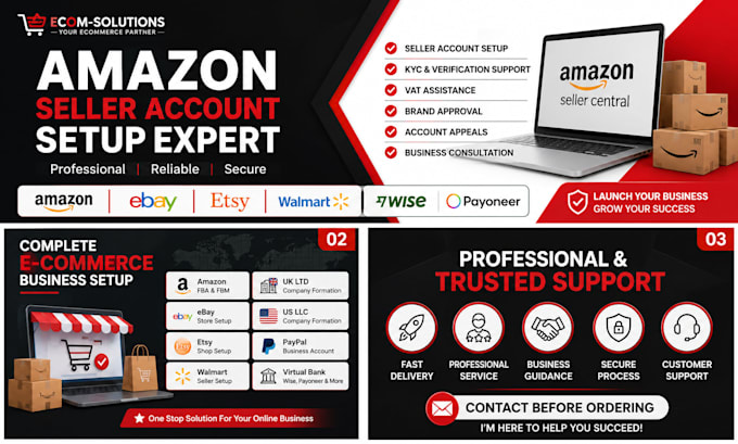 amazon seller account setup expert