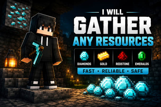 collect any resources for you in minecraft