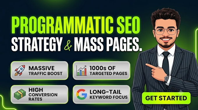 create a programmatic SEO strategy and build low competition mass pages