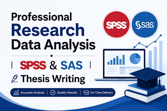 analyse your research data using spss or SAS
