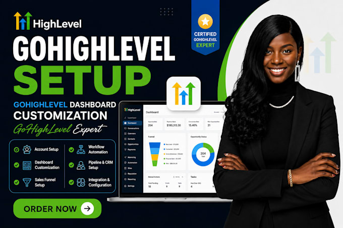 gohighlevel setup gohighlevel dashboard customization gohighlevel expert
