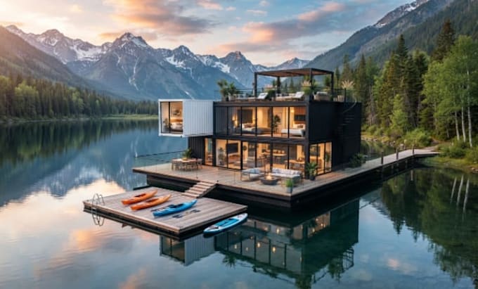 design modern 3d shipping container homes and prefab houses