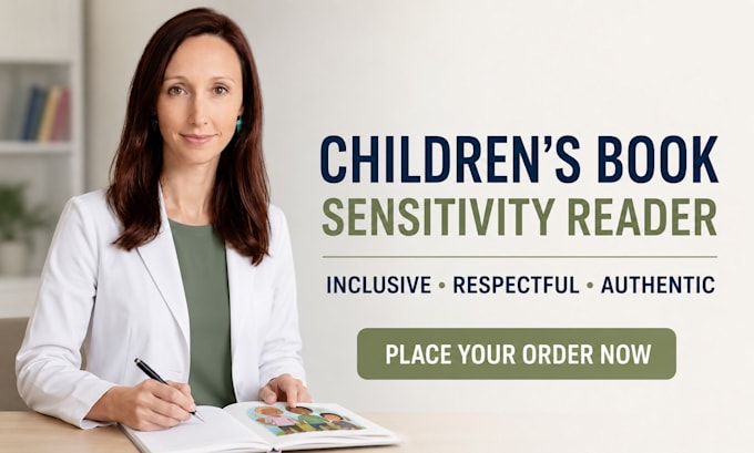 be your children book sensitivity reader and expert editor