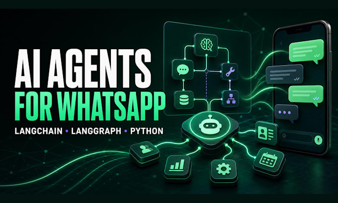 build an ai agent for whatsapp with langchain and python