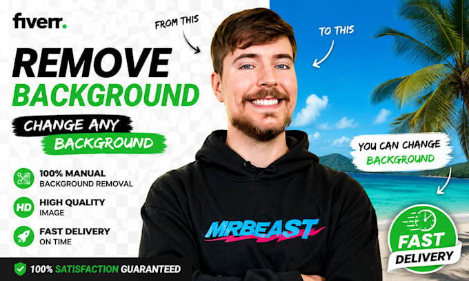 remove background from images professionally within 24 hours