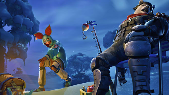 create a high quality fortnite 3d render