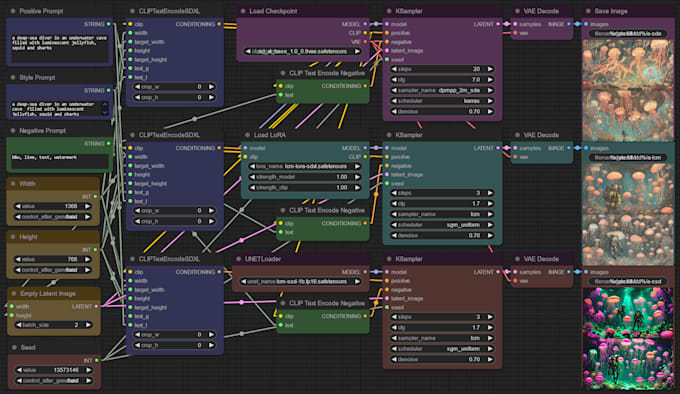 train custom realistic ai lora models and build comfyui workflows