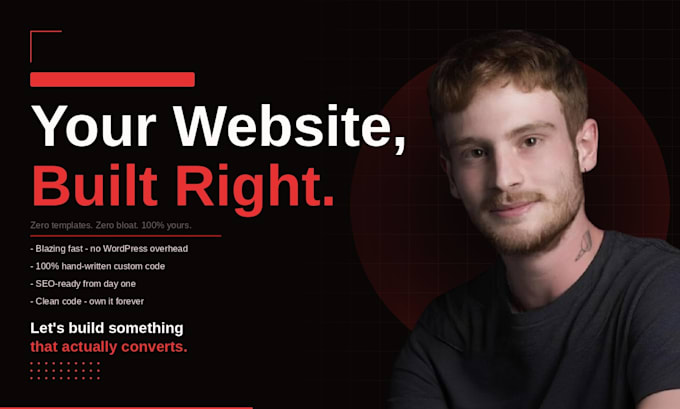 build your custom brochure website