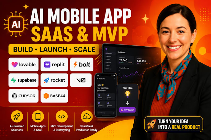 do ai mobile app saas mvp lovable replit bolt supabase rocket v0 cursor base44