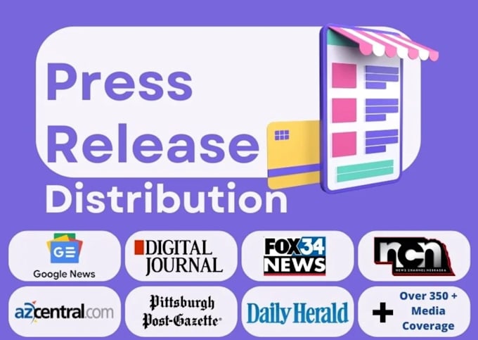 publish, write, distribute press release to top news outlets