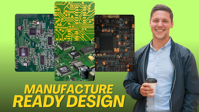 design iot pcb layout, schematic, multilayer pcb and gerber manufacturing files