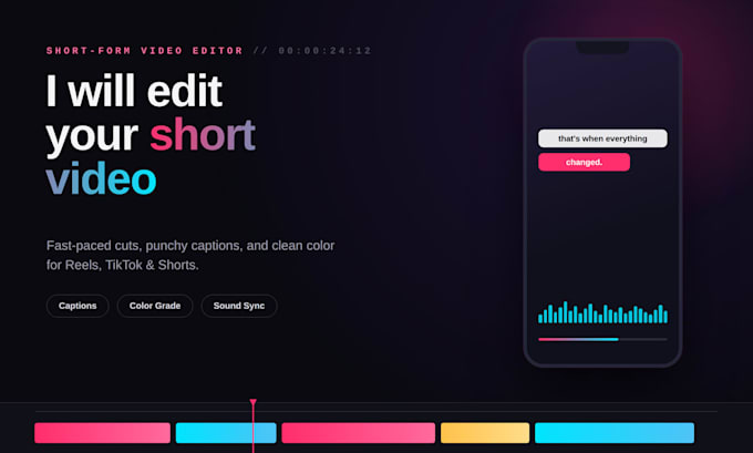 edit short form video