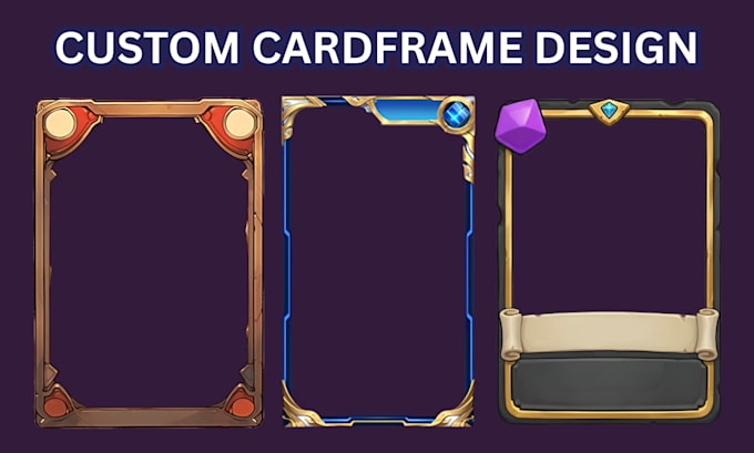 design stunning printable card frames template and layouts for trading card game