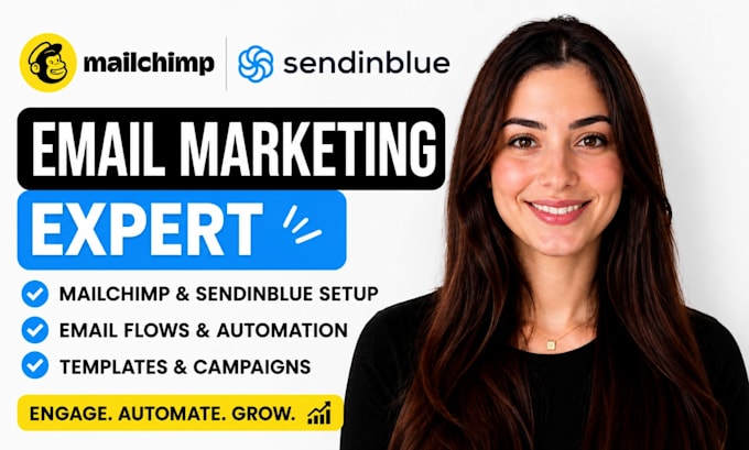 mailchimp email marketing automation sendinblue campaign newsletter template