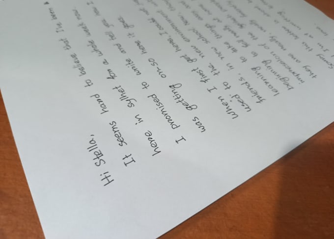 write anything with my beautiful handwriting