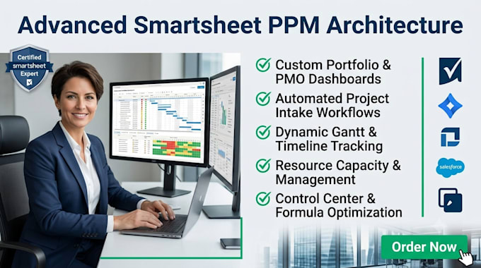 build an advanced smartsheet project and portfolio management ppm system