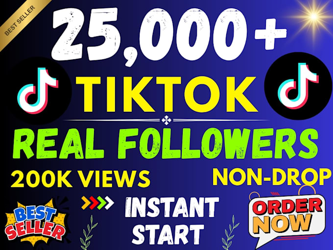 get you 20,000 tiktok followers high quality service
