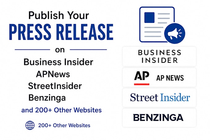 provide press release distribution on premium 200 plus websites