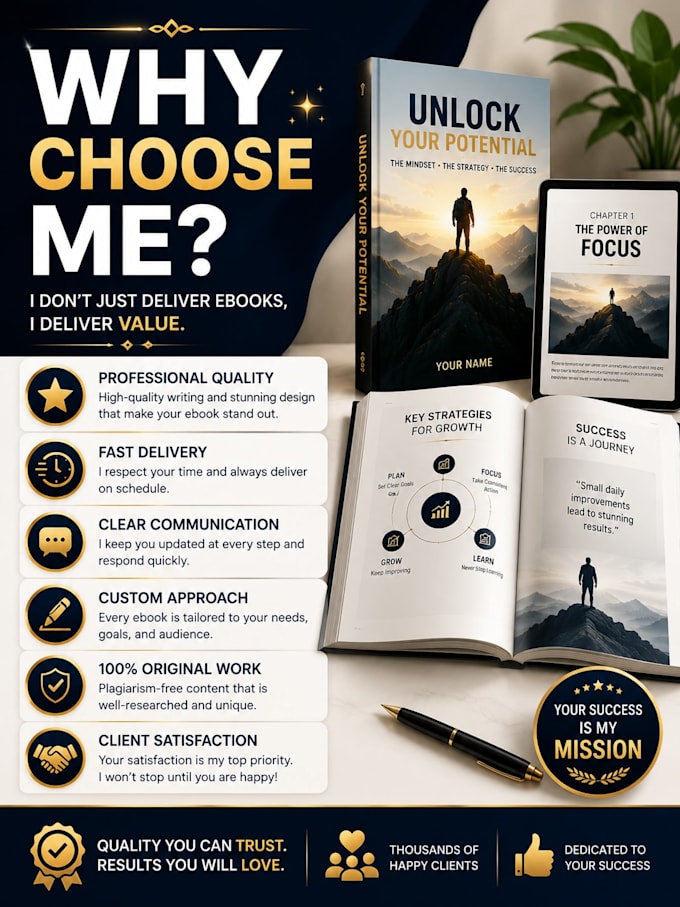 write and design a professional ebook