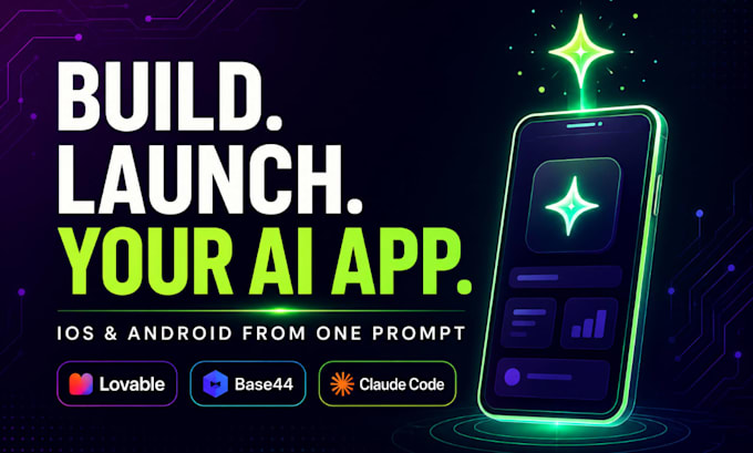build your ai mobile app for ios and android using lovable base44 claude code