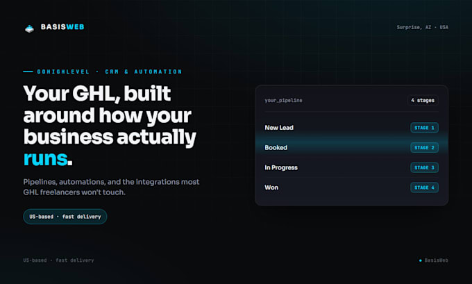 set up and automate your gohighlevel CRM