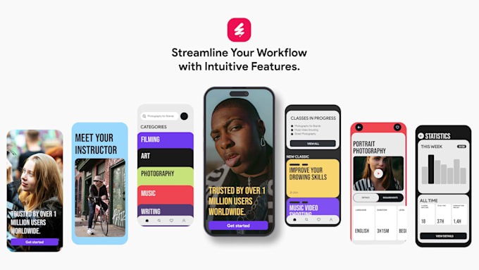 create dynamic mobile app promo video, app explainer, app intro