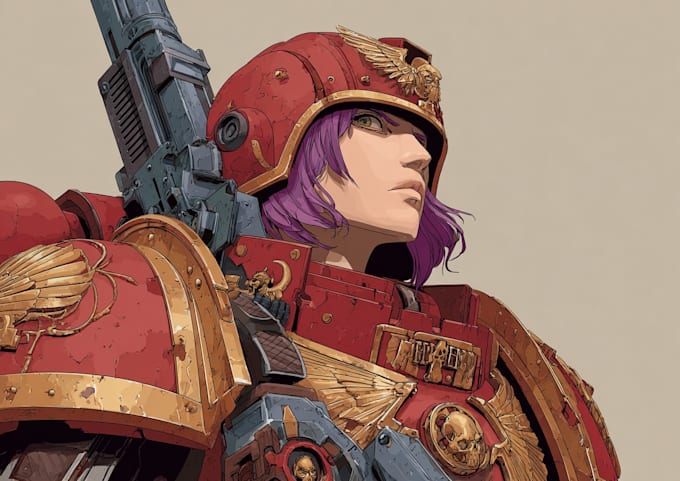 create your warhammer 40k art