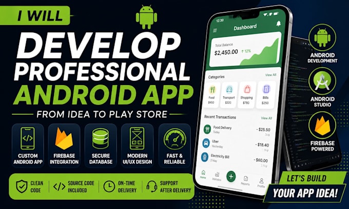 develop a professional android app