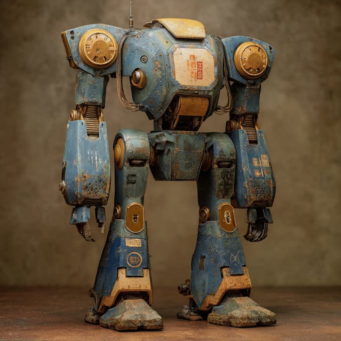 illustrate your mecha, robot and armored characters