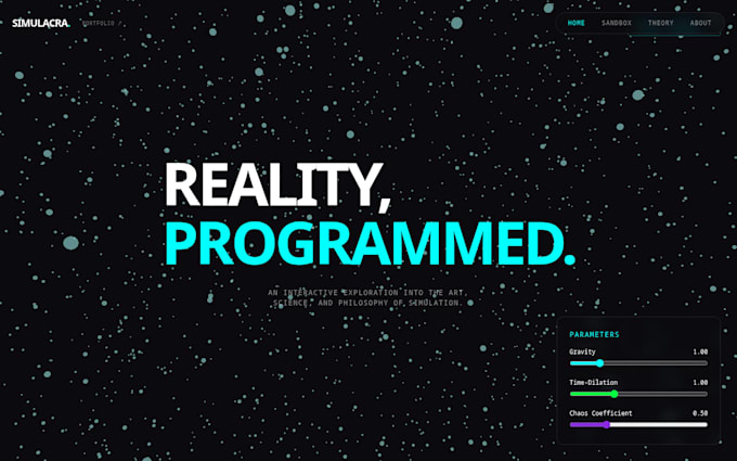 build an interactive 3d animated website with and webgl