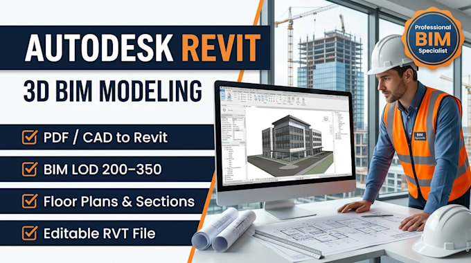 create 3d bim model in autodesk revit