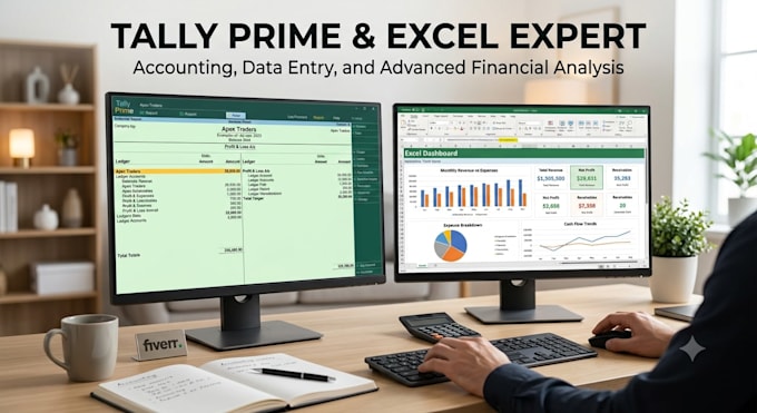 tally prime accounting, bookkeeping, and data entry