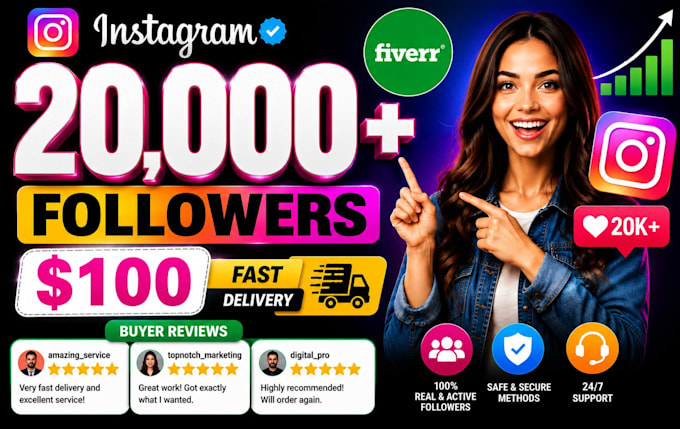 buy 20,000 instagram followers fast