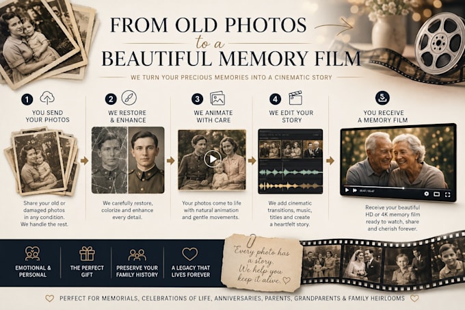 create celebration of life video